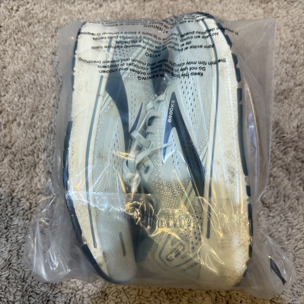 Brooks Ghost 14 Shoes Womens Size 9 Blue Gray Running Sneakers Cushioned‎ Road - Picture 9 of 10